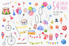 Watercolor Cute Circus Animals Product Image 4