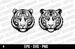 tiger head illustration isolated on white background. Product Image 5