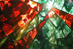 Stained Glass Sun SVG | Vibrant Mosaic Floral Mandala Product Image 1