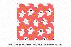 Halloween Boo Pattern Png | Sublimation | Digital Paper Product Image 1