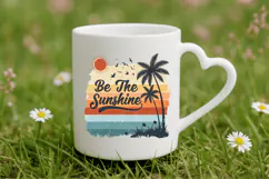 Be the sunshine Summer PNG, Retro Beach PNG Sublimation Desi Product Image 5