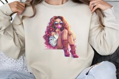 Anti Valentine girl Clipart PNG Product Image 1