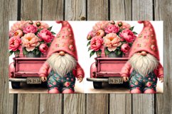 Spring gnome &amp; pions | flowers Mug Sublimation design bundle Product Image 5