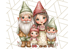 Scandinavian Christmas Gnomes Clipart PNG, Cute Gnome Png Product Image 5