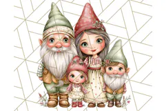 Scandinavian Christmas Gnomes Clipart PNG, Cute Gnome Png Product Image 5