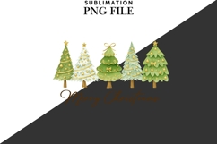 Christmas trees png design for T-shirts Product Image 2