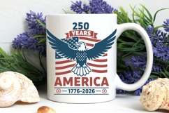 America 250 Years Anniversary Svg, Fourth Of July Svg. Product Image 6