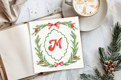 Watercolor Christmas Crest DIY Clipart Product Image 5