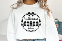 Willkommen in Unserem Zuhause Svg | Christmas | Shirt Svg Product Image 5