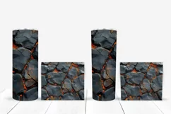 Abstract Tumbler Sublimation Designs, Rock Tumbler Wrap Product Image 5