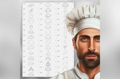 200 Procreate Headwear Stamp Brushes Product Image 12