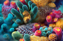 Vibrant Underwater Coral Reef Background Product Image 1