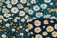 Boho Daisey Seamless Patterns - 300DPI Product Image 5