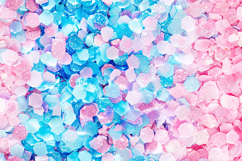 Pink and Blue Chunky Glitter Confetti Background Product Image 1