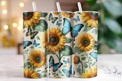 Sunflower Tumbler Wrap | Sublimation | Tumblers Product Image 1