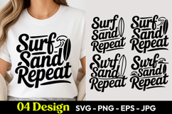 Surf Sand Repeat SVG PNG Product Image 1