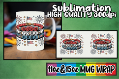 Wholesome memories sublimation wrap, Patriotic Product Image 1