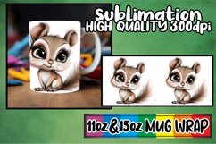 Adorable Watercolor Creatures Mug Sublimation Product Image 1