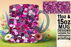 Shimmering Glitter Mug Wrap for 11oz/15oz Product Image 1
