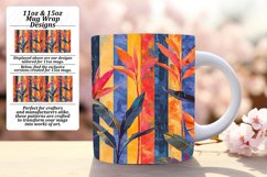 Spring Blossom Stripe Mug Wrap - Sublime Charm Product Image 1