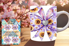 CUSTOM 11oz Mug Wrap PNG Artwork , Easter Bunny Product Image 1