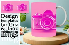Radiant Neon Delights: 15oz Mug Sublimation 11oz Product Image 1