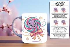 Stunning 15oz Png Mug Wrap Design , Cute Christmas Product Image 1