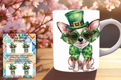 Charming 11oz Mug Wrap Png Template , St Patrick Product Image 1