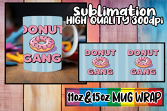 Radiant adventures 11oz 15oz sublimation wrap, Retro Food Product Image 1