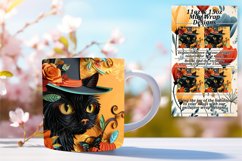 Spooky 3D Halloween Mug Wrap - Sublimation 11oz 15oz Product Image 1