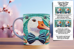 Warm 11oz Mug Wrap Png Template , Goose Product Image 1