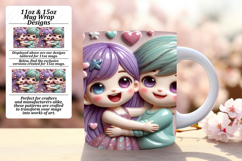 FLAWLESS PNG for 15oz Mug Wrap , 3D Characters Product Image 1
