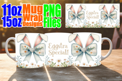 Inspiring journeys 11oz 15oz mug wrap, Easter Bow Product Image 1