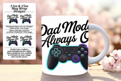 Whimsical 11oz Mug Wrap Png Design , Father&#039;s Day Product Image 1