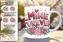 Alluring 15oz Mug Wrap Png Design , Valentines Product Image 1
