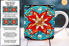 Sublime Stained Glass - Holiday Mug Wrap Design Product Image 1
