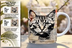 Cat Charm: Pastel Inspirations on a Mug Wrap Product Image 1