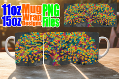 Timeless beauty 11oz 15oz sublimation wrap, Spring Tree Product Image 1