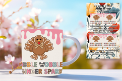 Trendy 15oz Mug Wrap Png Design , Holiday Product Image 1