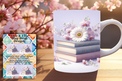 Unique 15oz Mug Wrap Png Design , Books Product Image 1