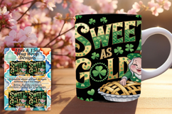 Delightful 15oz Mug Wrap Png Template , St Patrick Product Image 1