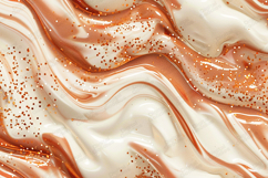 Rose Gold and Cream Liquid Marble Abstract Background JPG Product Image 1