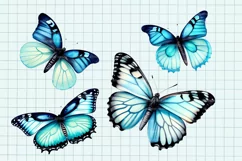 Butterfly clipart, Butterfly PNG, Butterfly painting Product Image 6
