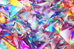Rainbow Crystal Prism Abstract Background Product Image 1