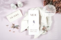 Lilac Wedding Stationery Suite Mockup. Styled Stock Photo. Product Image 5