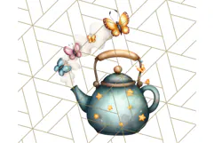 Princess Tea Party PNG Clipart with Teacups & Fancy Treats Product Image 5