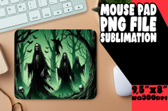 RADIANT mouse PAD Creative Magic, Horror Halloween Product Image 1