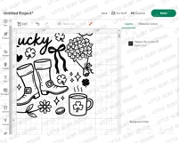 Happy Go Lucky SVG PNG, Funny St. Patrick's Day Shirt Design Product Image 4