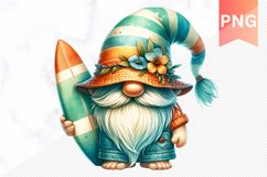 Summer Gnome Sublimation - Clipart PNG Bundle Product Image 6