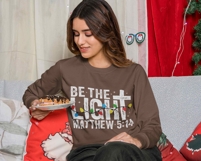 Be The Light PNG | Jesus Bible Verse | Merry Christmas PNG Product Image 2